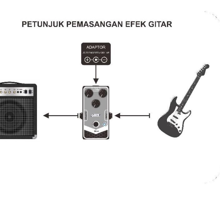 Termurah dan terbaik >> Efek Gitar murah meriah Efek Distorsi onix HG-2