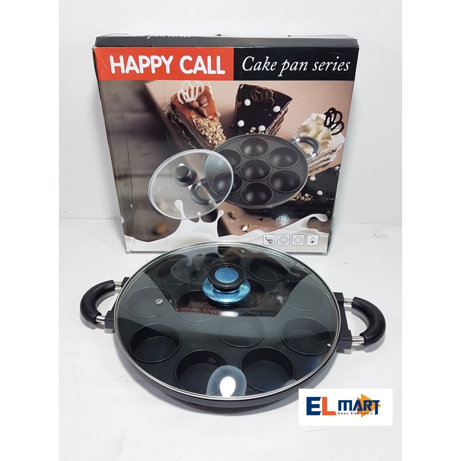 Happy call cetakan martabak mini 12 lbg teflon /snackmaker