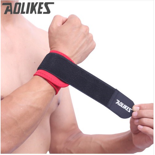 SUPPORT BRACE WRISTBAND AOLIKES ORIGINAL WRIST STRAP GYM DEKER TANGAN