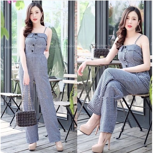 Baju Jumpsuit Wanita Hitam / Jumpsuit Wanita Dewasa / Jumpsuit Panjang Perempuan / Jumpsuit Wanita K