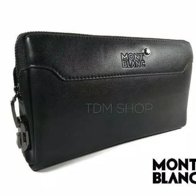 HANDBAG TAS TANGAN PRIA MONTBLANC IMPORT - Hitam