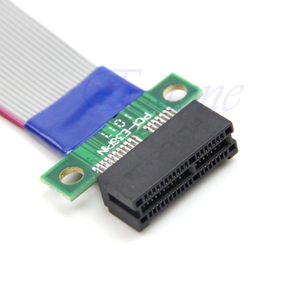 Btsg Flex Ribbon PCI Untuk Express PCI-e PCIe Riser Card Extender Extension Ribbon Cabl