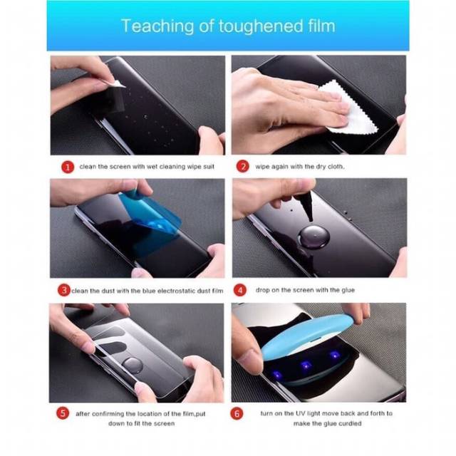 Tempered glass curved UV liquid full glue samsung note 8/tg UV/tg laser samsung note 8