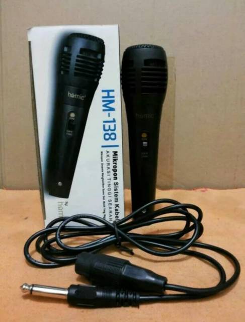 Microphone Homic HM-138 - Mic Kabel - Mic Homic - Original Homic - Mic Single