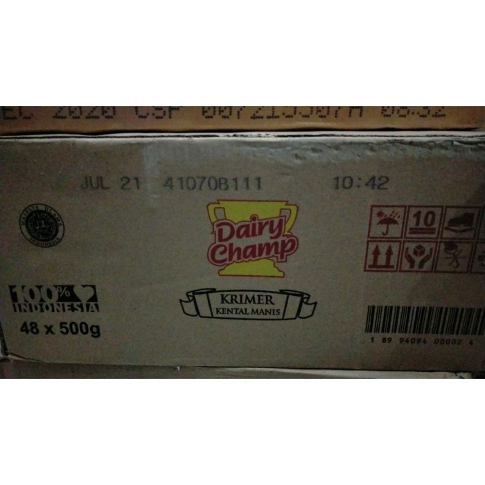 

fe20011vv Susu Krimer Kental Manis Dairy Champ 500Gr Xa201As