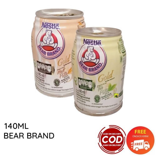 BEAR BRAND GOLD MALT &amp; TEH PUTIH &amp; BEAR BRAND SUSU 140ML