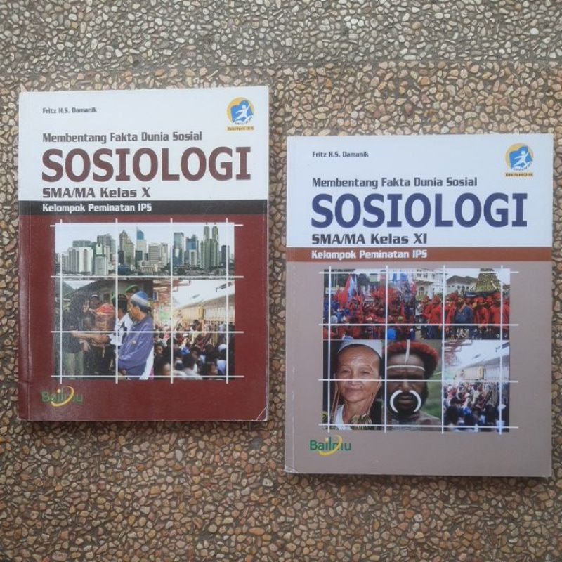 Buku Sosiologi Sma kelas 10.11 revisi kurikulum 13.Bailmu