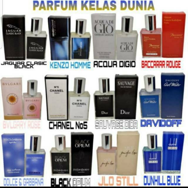 Parfum Premium Branded Box 30 ml Parfum Pria Tahan Lama / Parfum Wanita Tahan Lama / Minyak Wangi Pria Minyak Wangi Wanita Tahan Lama 30 ml