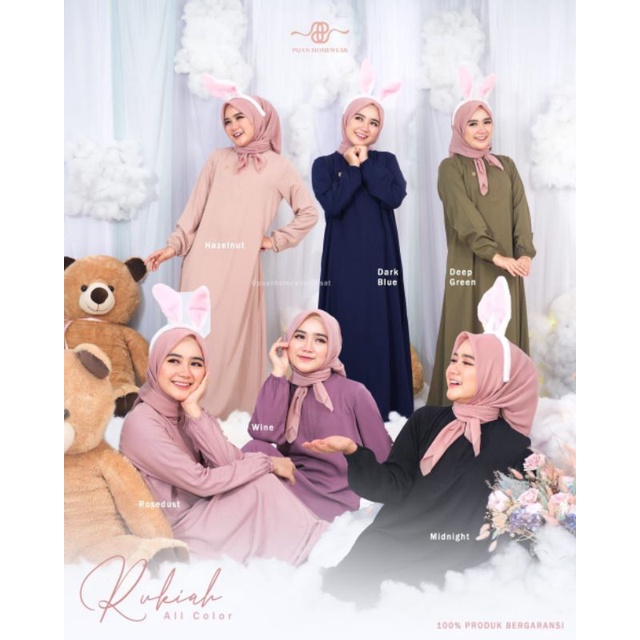 RUKIAH HOMEWEAR BY PUAN HOMEWEAR || PO READY JULI AKHIR