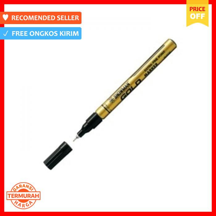 

Pulpen - Snowman Extra Fine Point Marker Gold - Alat Tulis