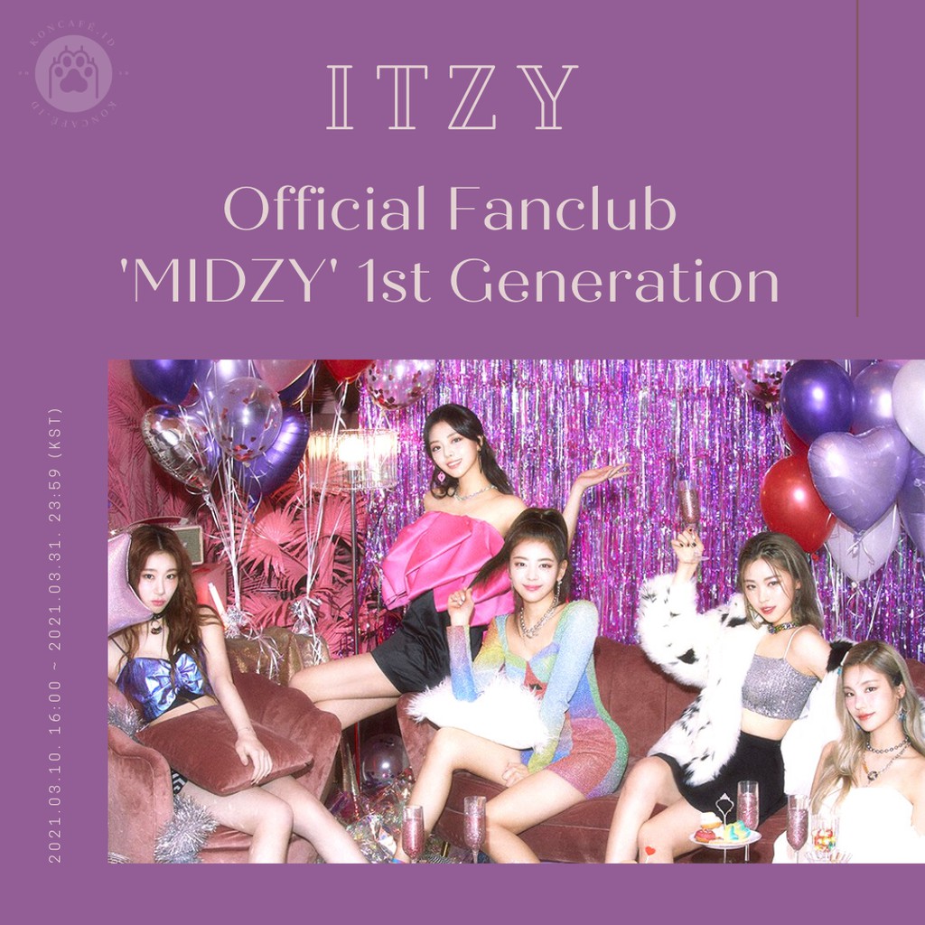 ITZY OFFICIAL FANCLUB MIDZY 1ST GENERATION