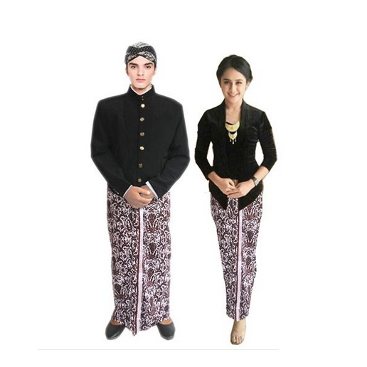 Sarimbit Couple Beskap Kebaya Bludru Manten Tradisional Jawa