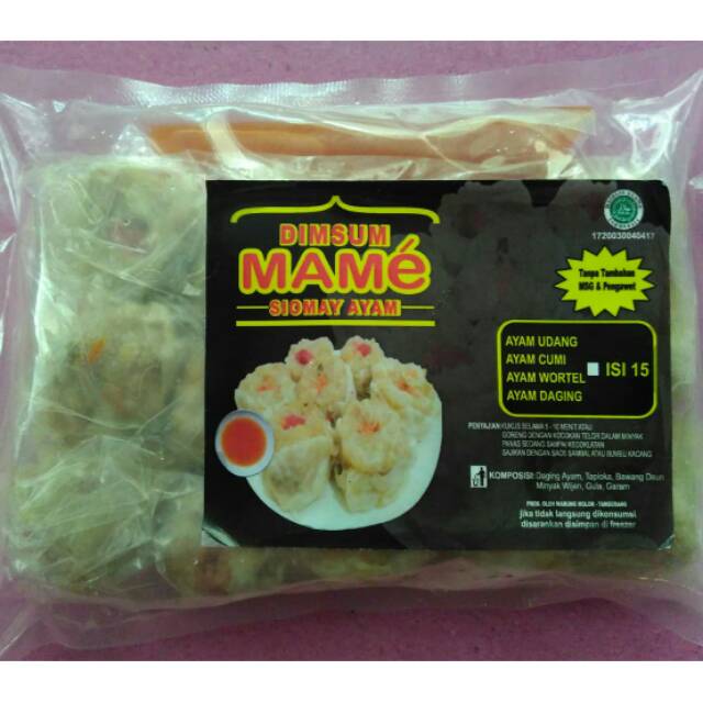 

Dimsum Mame Siomay Ayam Isi 15 pcs