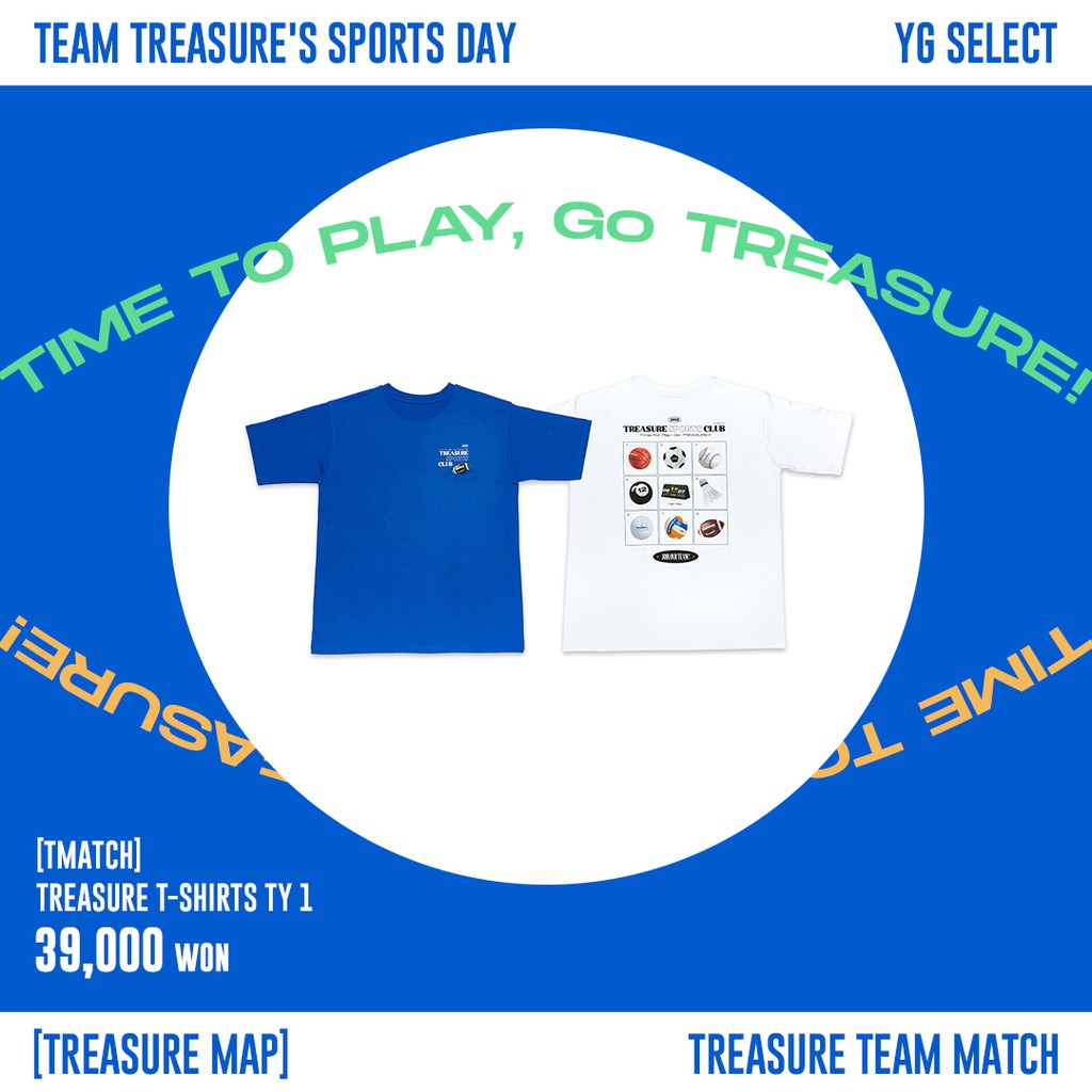 [DP ONLY] TMATCH - TREASURE OFFICIAL T-SHIRTS