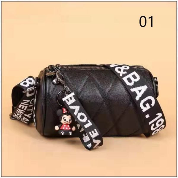 Tas Selempang 1164 Bentuk Tabung Tas Tali Panjang Motif Yans Collections bulat