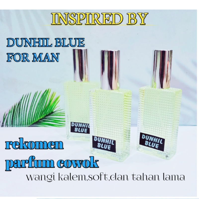 Parfum cowo inspired by d. blue best quality, parfum pria wangi tahan lama