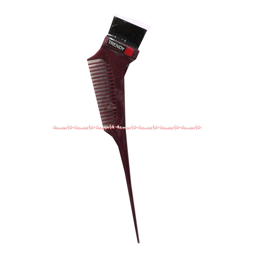 Trendy Hair Dye Brush &amp; Comb Sisir Sikat Untuk Cat Rambut 2 sisi