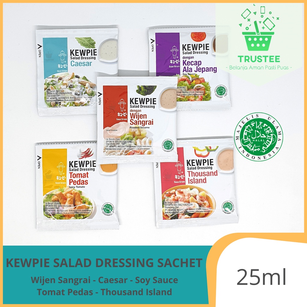 Jual KEWPIE Salad Dressing Wijen Sangrai Caesar Spicy Tomato Japan Soy