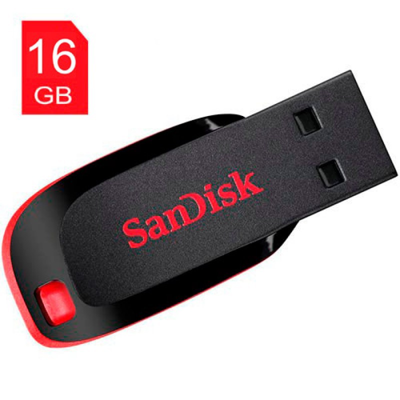 Flashdisk Sandisk 16GB Cruzer Blade USB 2.0 Drive Original