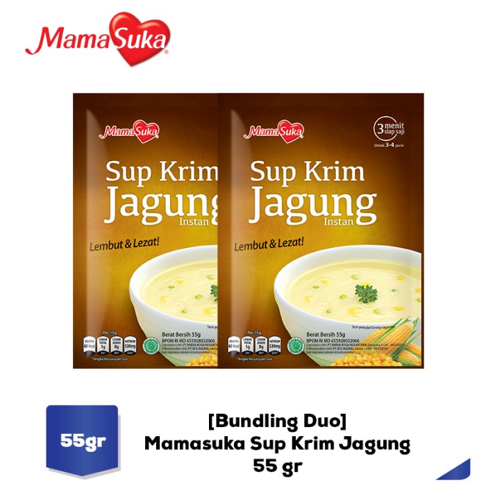 

Instan-Masak-Bumbu- Buy 1 Get 1 Free - Mamasuka Sup Krim Jagung -Bumbu-Masak-Instan.