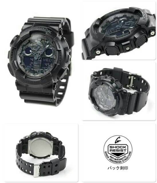 Jam Tangan Casio G-Shock Original Pria GA-100CF-1A