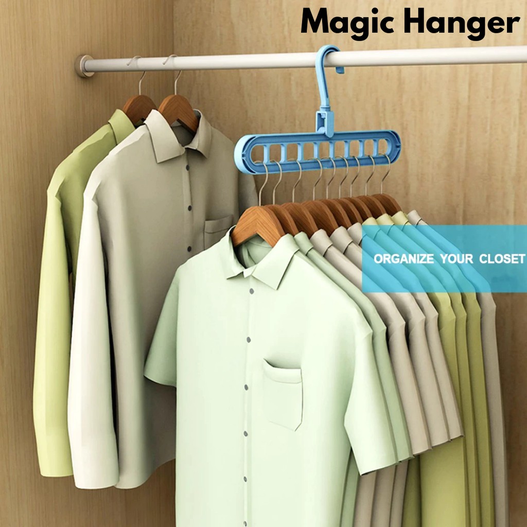 Magic hanger / multifungsional foldable hanger