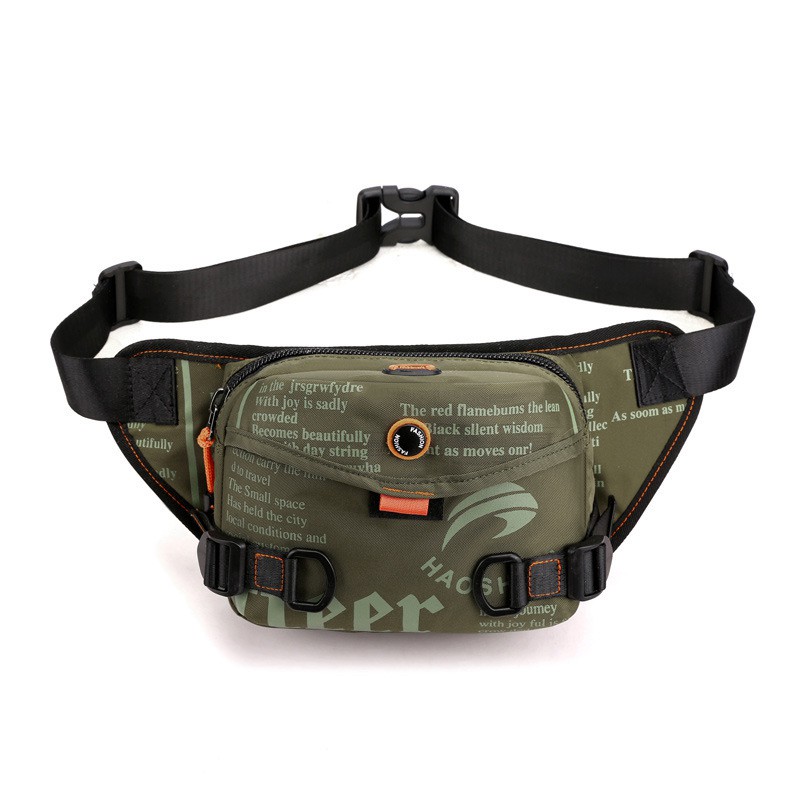 HAOSHUAI 5129 Tas Selempang Pria Waistbag Pria Waterproof WATCHKITE WKOS