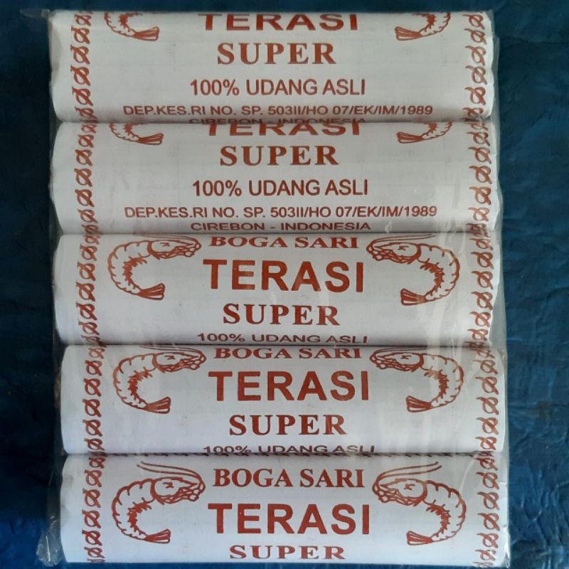 

Terasi Udang Super Asli Khas Cirebon Cap Boga Sari Terasi Cirebon