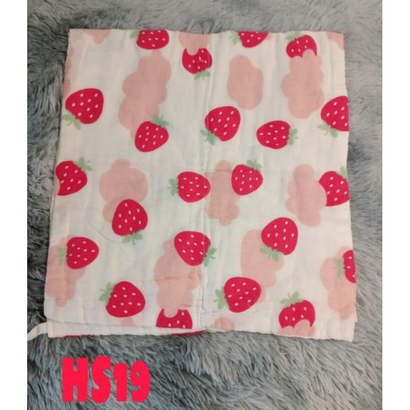 HANDUK MUSLIN / KAIN SERBAGUNA 6 LAYER (35CM X 75CM)