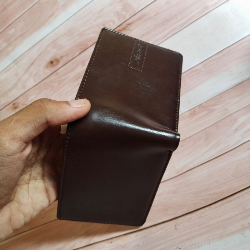 DOMPET PRIA KULIT original/Dompet ARF lipat/Dompet Cowok laki Kulit Premium Dompet Kulit Sapi Asli Tahan Api