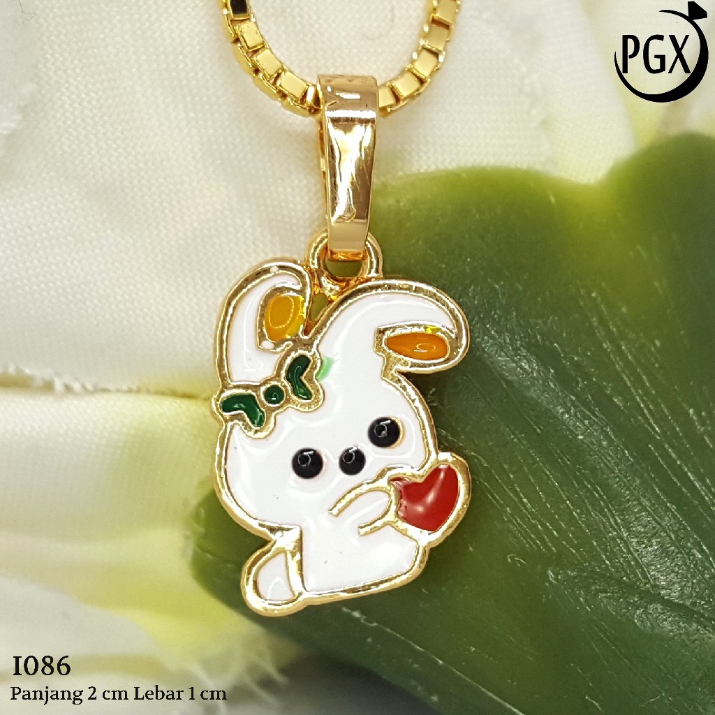 PGX Liontin Kalung Xuping Wanita Aksesoris Fashion Perhiasan Lapis Emas  - I086