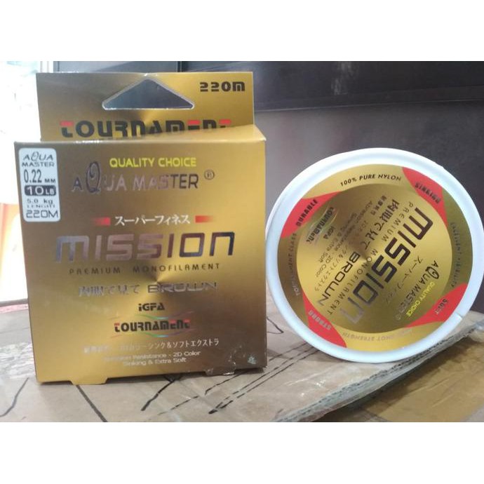 Senar Pancing Aqua Master Mission IGFA TERBAIK