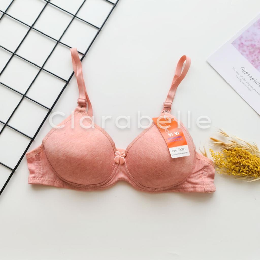 Bra YIYI Busa Tipis Tanpa Kawat Import / BH Wanita Remaja Dewasa Import