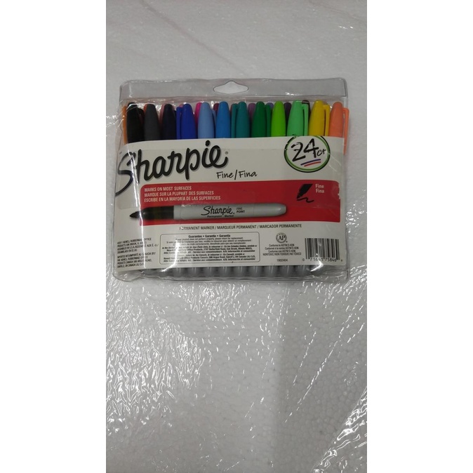 

Sharpie Permanent Marker Fine (24 colors)