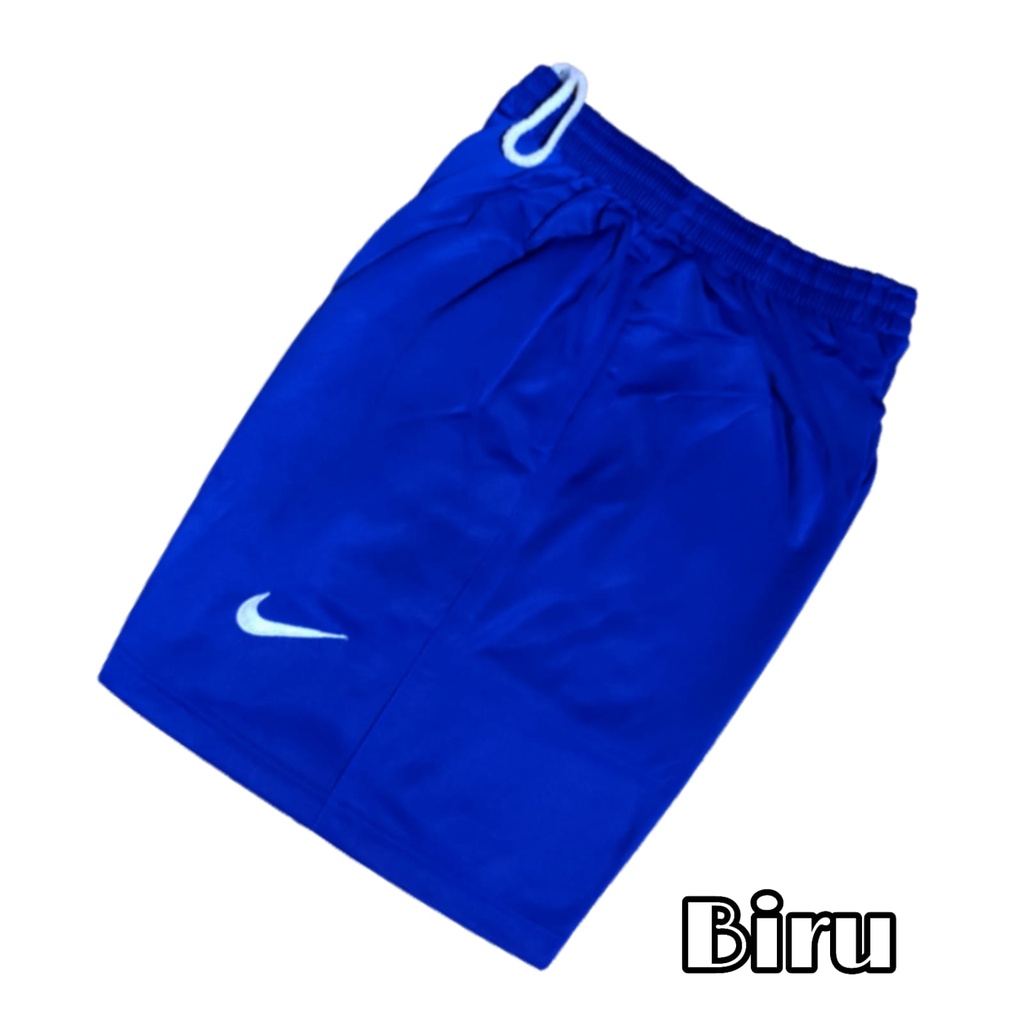 Celana pendek Pria olahraga badminton hitam putih | Celana olahraga bola jogging swiming-Biru