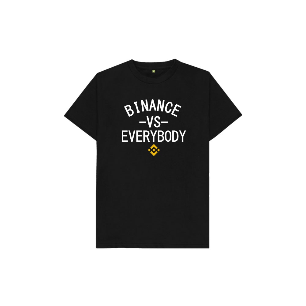 Kaos Crypto Binance Exchange / BNB / T-Shirt Binance VS Everybody