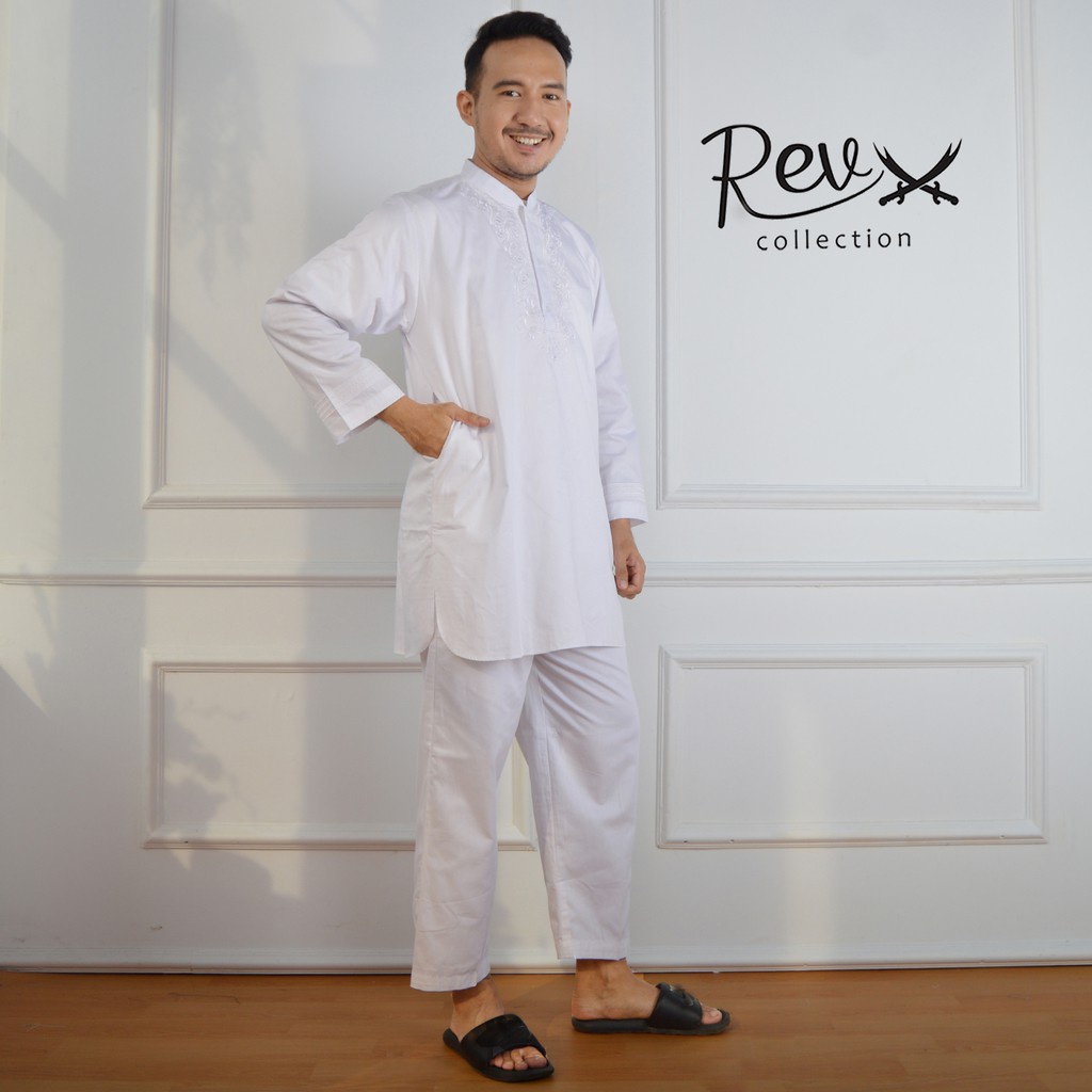 Baju pakistan putih haji umroh mualim fashion