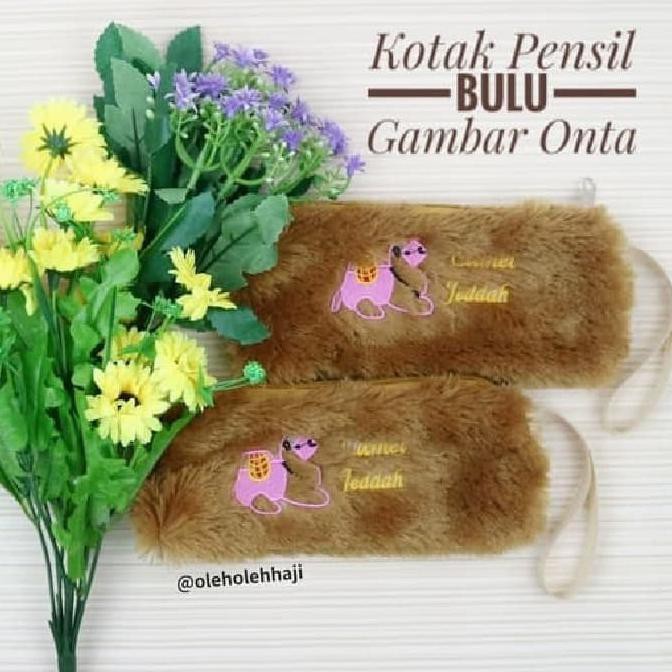 

Promo Murah Kotak Tempat Pensil Pencil Case Bulu Gambar Onta Oleh Oleh Haji Umroh
