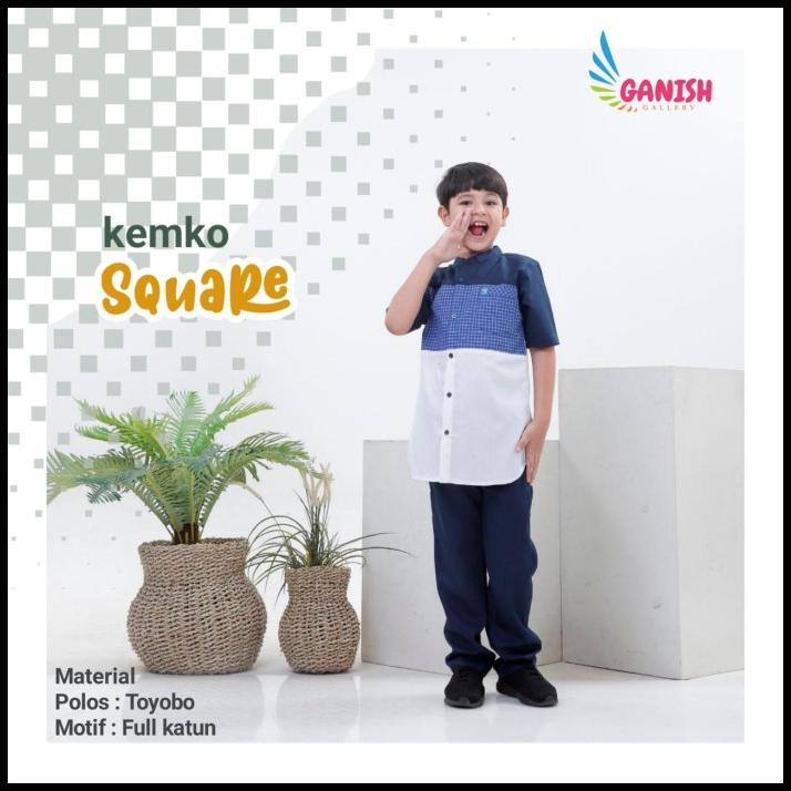 Koko Anak Katun Baju Anak Muslim Laki-Laki Couple