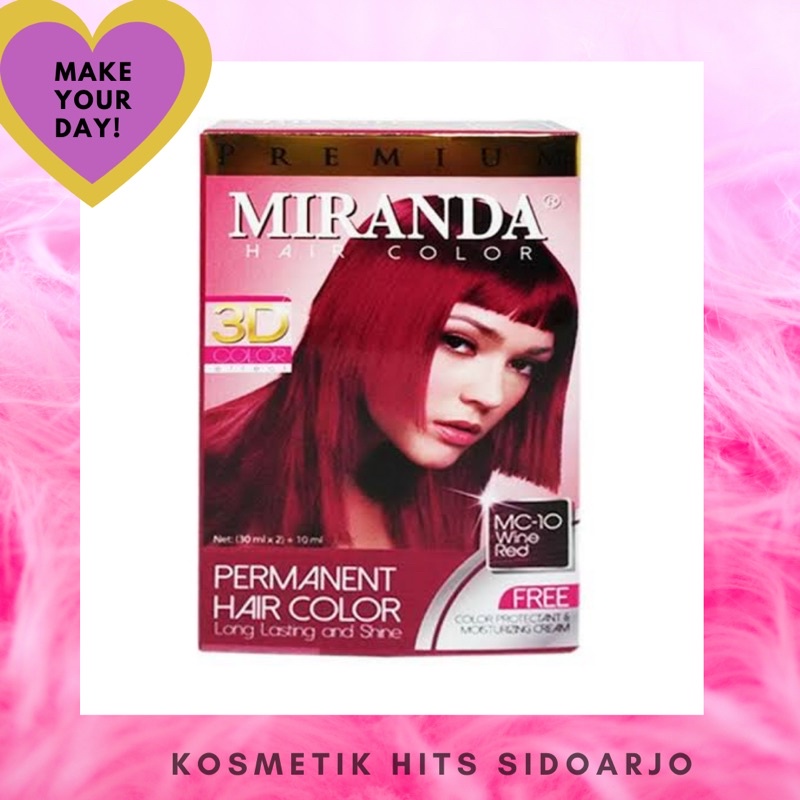 Miranda Hair Color Wine Red 30ml