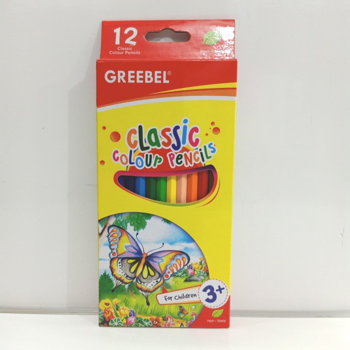 

Mantap Pensil Warna Greebel 12 Panjang Classic Colour Pencils Color Pencil Sale!!!
