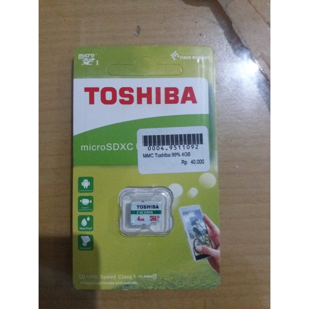 MICRO SD TOSHIBA 4 GIGA