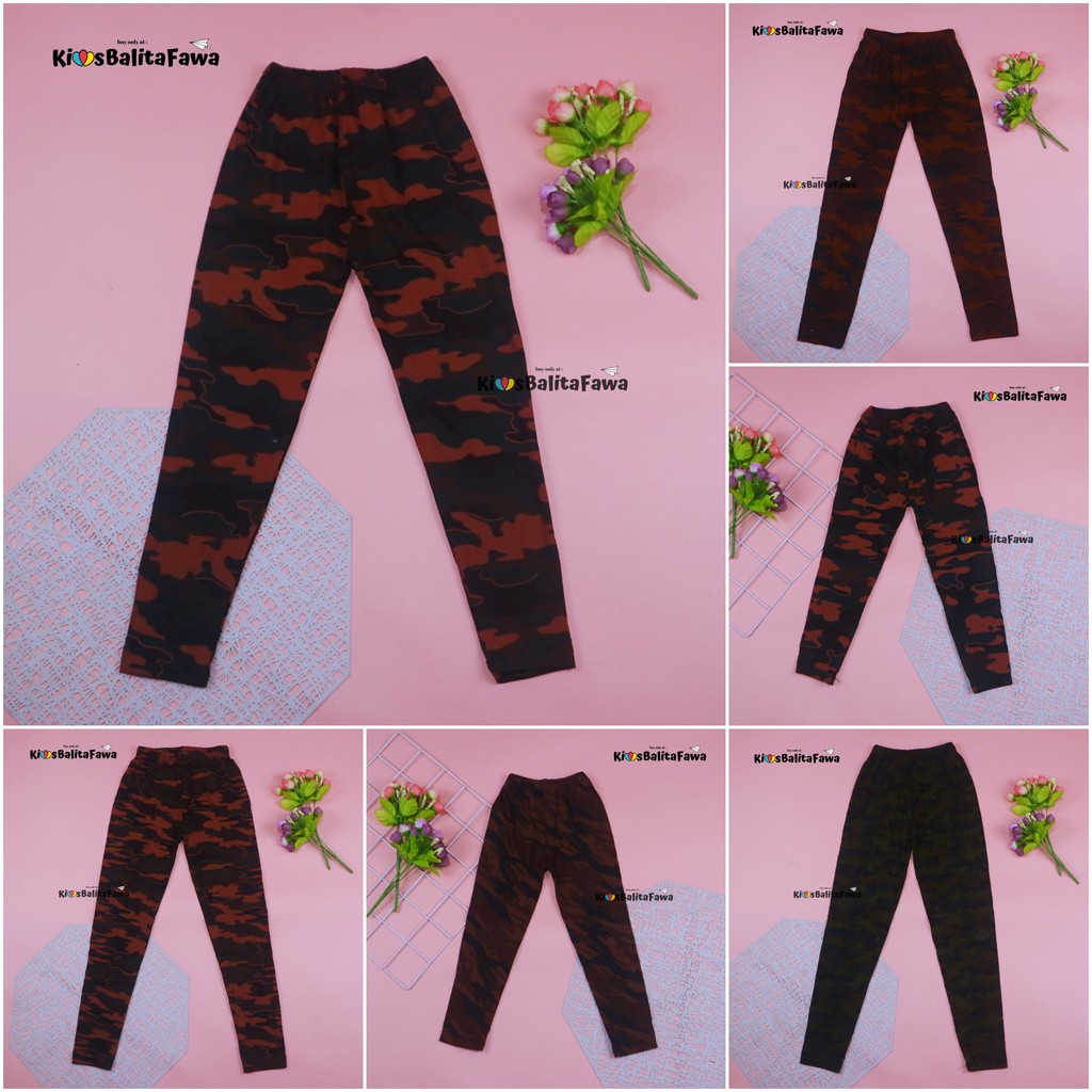 ARMY Pants uk 3-5 tahun / Celana Panjang ABRI Leging Anak Laki Perempuan Bawahan Legging  Adem Murah