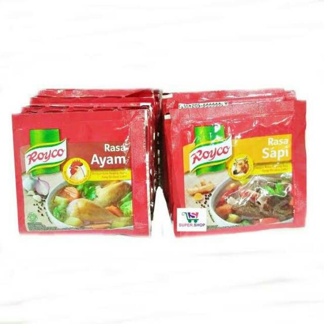 

bumbu dapur penyedap masakan Royco ayam dan sapi