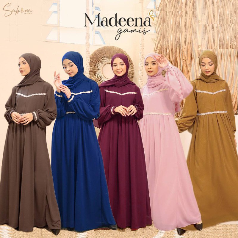 Gamis Dewasa MADEENA DRESS by SABINA LUXURY