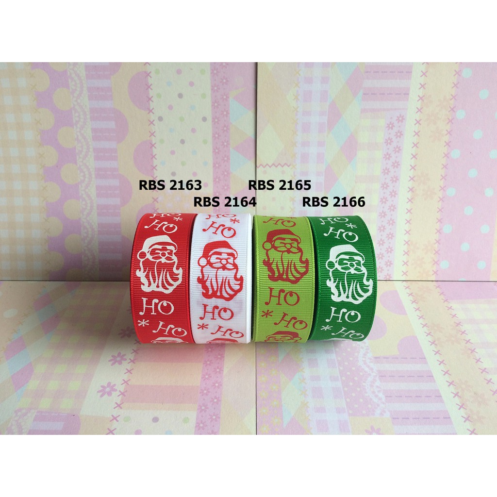 

[10 YARD] PITA GROSGRAIN MOTIF NATAL SALE RBS 2163,2164,2165,2166