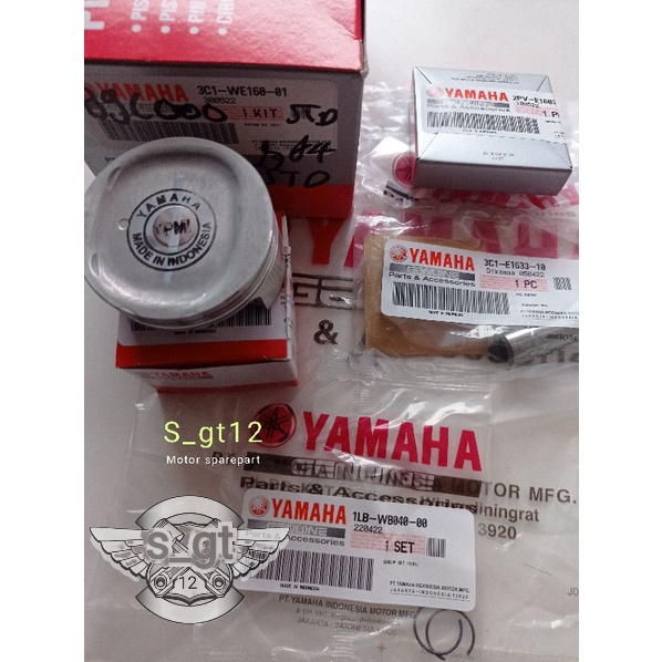 Piston Seher Vixion Old/New Yamaha Ring seher 3C1 Original Os Standart