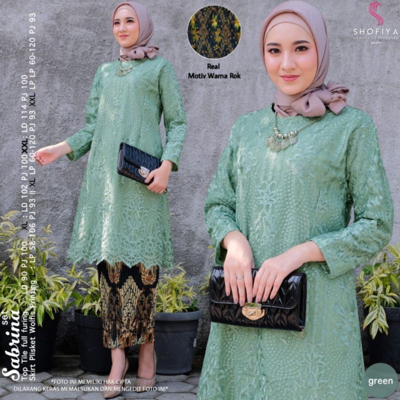 SETELAN BATIK BRUKLAT REMAJA BAJU KONDANGAN SABRINA SET ORI BY SHOFIYA