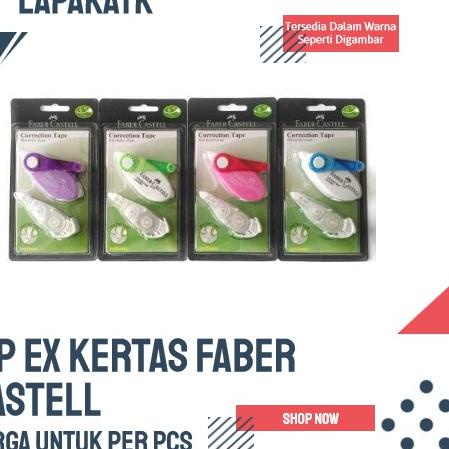 

TERBAIK CORRECTION TAPE / TIP EX KERTAS FABER CASTELL SR 506!!