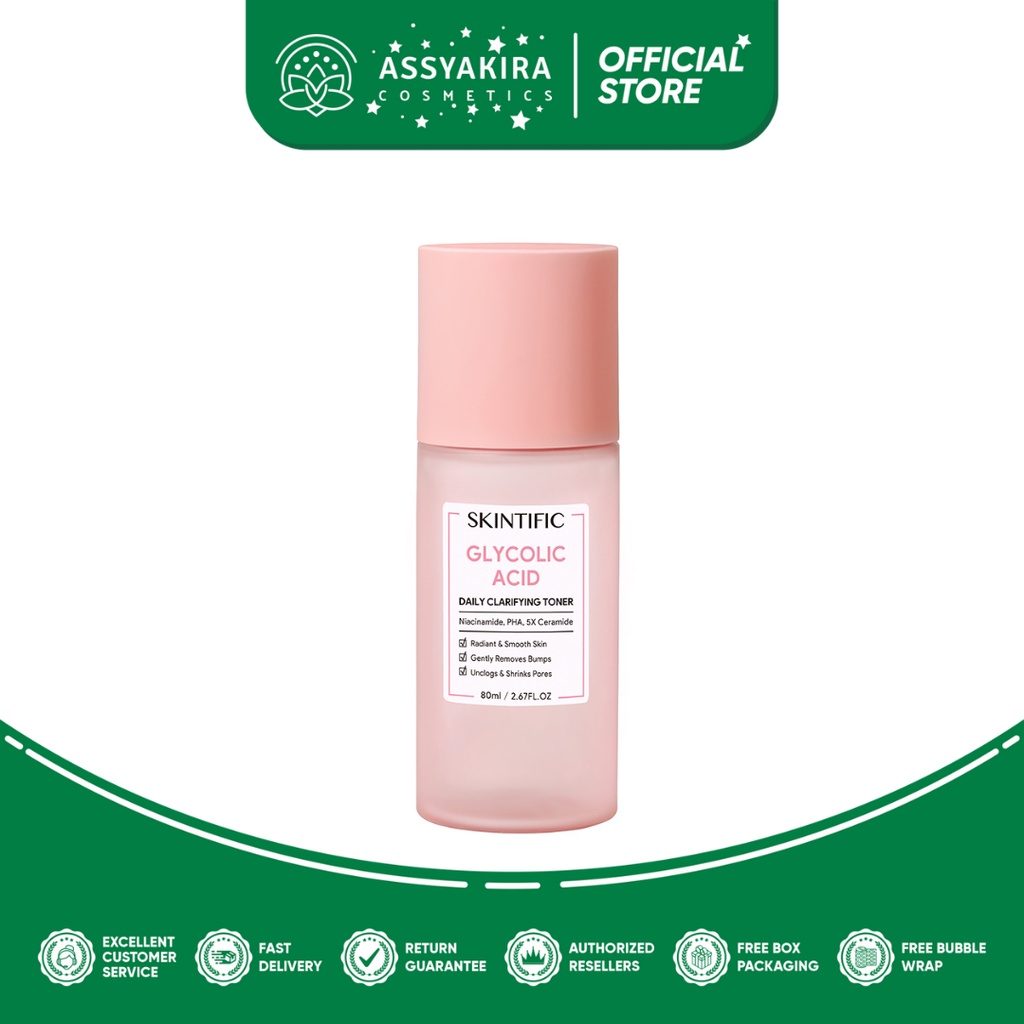SKINTIFIC Glycolic Acid Daily Clarifying Toner